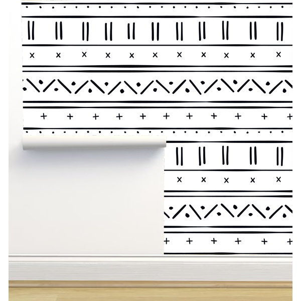 Limitless Walls Erin Kendal Designs Geometric Roll Wayfair